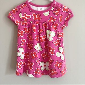 Hanna Andersson Pink Flower Dress Size 60/3-6m